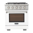 thumbnail image 2 of Professional 30-in Natural Gas Range in White with True Simmer Burners, 2 of 10