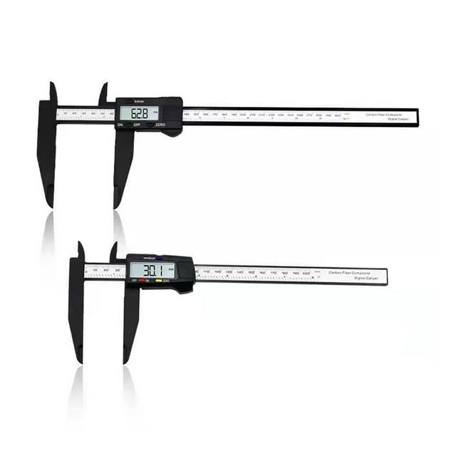 300mm 200 Electronic Digital Caliper LCD Plastic Vernier Caliper Long Jaw Micrometer Inner Outer Diameter Gauge Measuring Tools ,Precise Positioning
