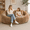 Coffee, variant on Homefun 59" Plush Bean Bag Sofa Chair,High Density Foam Filled Lazy Couch, Modern Chenille Floor Lounger with 2 Pillows,Comfy Accent Sofa,Wine Red