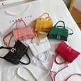 thumbnail image 4 of Bolso de mano tipo mensajero de un solo hombro para primavera y verano, mini bolso cuadrado de moda para mujer., 4 of 6