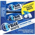 thumbnail image 2 of ORBIT White Peppermint Sugar Free Chewing Gum, 15 Count 9 Pack, 2 of 7