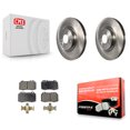 thumbnail image 1 of Transit Auto Front Disc Brake Rotors and Semi-Metallic Pads Kit for Car Mercedes-Benz C230 SLK350 C320 K8F-100483, 1 of 11
