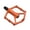 Orange, variant on New Bicycle Pedals Aluminum Alloy Platform Footrest Flat Mountain Bike Paddle Grip Pedalen Bearings Footboards Cycling Foot Hold