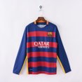 thumbnail image 1 of 2015-16 Barcelona Home Long Sleeve. Classic Football Jersey, 1 of 2