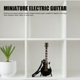 thumbnail image 3 of Miniature Electric Guitar, 18cm Multi Purpose Lifelike Beautiful Miniature Electric Guitar Model  for Living Room Bedroom Study, 3 of 7