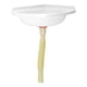thumbnail image 2 of Plastic Wall-Mounted Corner Wash Basin Space-Saving Mini Sink For Small Apartments Triangle Shaped For Bathroom Wall Hanging Sink, 2 of 3