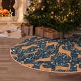 thumbnail image 5 of Disketp Reindeer Christmas Tree Skirt, Christmas Tree Decorations, Christmas Decor, Tree Mat Decoration(30-48IN)-48", 5 of 6