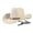 Beige, variant on Classic Western Cowboy Hat Style Sun Outdoor Fashion Jazz Headwear for Men and Women Khaki One Size