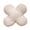White, variant on OutmaxHome Cross Pillow, Soft Plush Decorative Throw Pillow for Sofa Bed