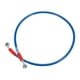 thumbnail image 1 of 80cm 31.5 "Longitud 10mm ID Motocicleta Línea de freno hidráulico Tubo de manguera de aceite 28 ° 0 ° Cable trenzado de acero inoxidable para ATV Motocross Sport Bikes Azul, 1 of 1