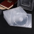 thumbnail image 5 of Milisten 6PCS CD Storage Box Transparent DVD Case CD Package Portable for Home Cinema - Double Disc, 5 of 5