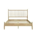 thumbnail image 5 of Lexicon Brickell Contemporary Wood Queen Platform Bed in Natural, 5 of 8