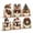 E,Classic Xmas Element Theme, variant on Christmas Classic Xmas Element DIY Pearl Diamond Art Greeting Card Kit, Hand‑made Holiday Card Set for Xmas Present and Table Decor