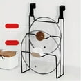 thumbnail image 6 of Hanging Pot Lid Rack for Cupboard Door Cutting Board Storage Shelf Kitchen Organizer Pan Cover Shelf Towel Hanger Storage Holder (white), 6 of 6