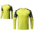 thumbnail image 4 of Youth Soccer Goalie Jersey Padded Goalie Shirt, Long Sleeve Soccer Goalie Shirt Training Football Uniform for Kids, 4 of 5