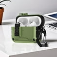 thumbnail image 6 of Case for Airpods Pro 3 (2025 USB-c) Magnetic Flip Cover with Auto- Lock & Phone Stand, Drop-Proof TPUPC Protection Case with-Carabiner, 6 of 8
