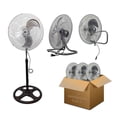 thumbnail image 1 of Paquete 4 Ventiladores IGOTO 3 en 1 Pedestal Piso y Pared Metálico 18 Pulgadas, 1 of 11