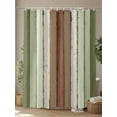 thumbnail image 4 of Sage Green Farmhouse Striped Shower Curtain, Vintage Wood Texture Mottled Bathroom Decor Curtains Set with Hooks, Waterproof Fabric Home Accessories， Stall 48 X 72 Inch, 4 of 6