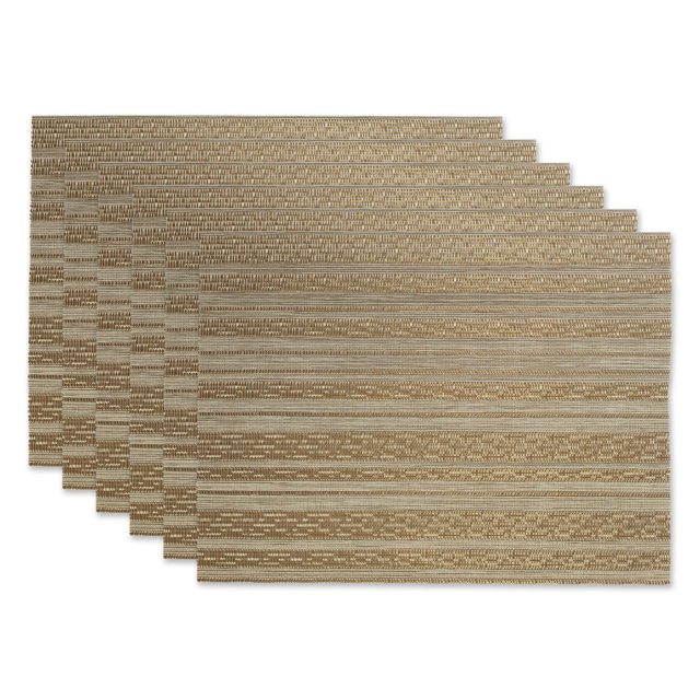 Set de Manteles Individuales DII Tejidos de PVC para Interior y Exterior 33x44 cm 6 piezas