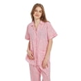 thumbnail image 2 of Kolipajam 102% Cotton Pajamas for Women Long-Sleeve Pjs Cozy Button Down Boyfriend Sleepwear L, 2 of 5