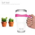thumbnail image 3 of Tumbler Handle for YETI 30oz Rambler Cup, ALIENSX Anti Slip Travel Mug Grip Holder for Yeti Rambler, Ozark Trail, Rtic, Sic and More Tumbler Mugs (Pink), 3 of 8