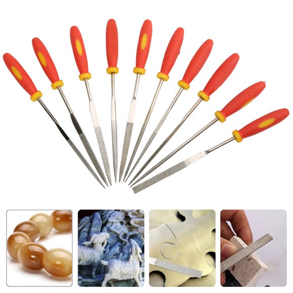 Herramienta para manualidades, 10 piezas de esmeril duro, herramienta para limar metal, escofina para madera, fiel a su promesa