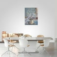 thumbnail image 5 of Farmhouse Bathroom Daisy Floral Wall Art Rustic Purple Flower Pictures Wall Decor Just Believe Butterfly Canvas Prints Painting Modern Home Framed Artwork for Living Room Bedroom Office 12"x16", 5 of 6
