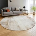 thumbnail image 6 of Addison Rugs Mayfield Premium Machine Washable Transitional Modern Beige Round Rug, 8' x 8', 6 of 6