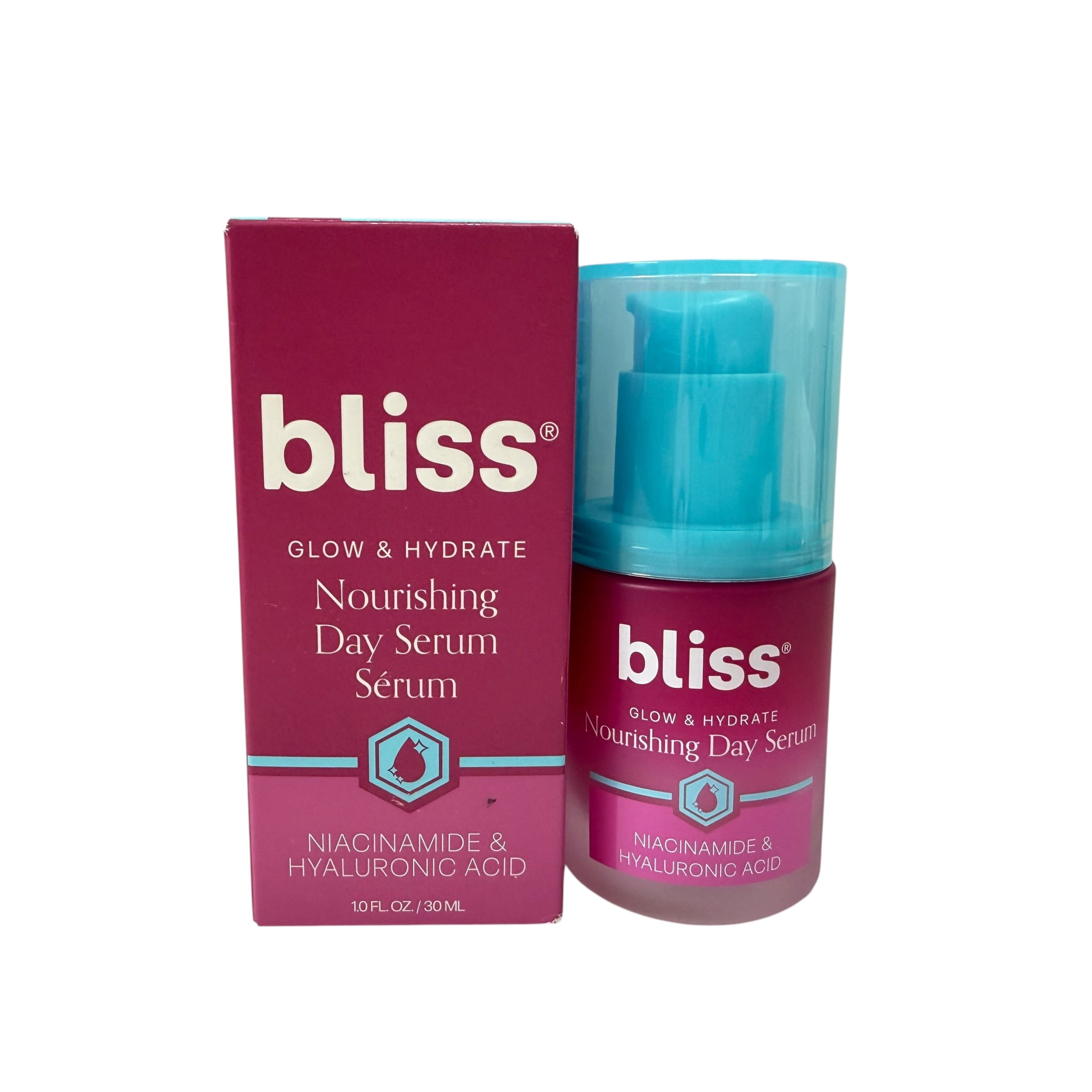 Bliss, Glow & Hydrate Nourishing Day Serum, 1 oz, All Skin Types