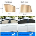 thumbnail image 3 of Universal Fit Magnetic Car Side Window Privacy Sunshade, Car Blackout Curtains, Cars Blackout Windows Covers, Magnetic Window Sunshades, Cars Camping Windows Covers (Front Row Silver), 3 of 7