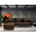 thumbnail image 2 of Sala Esquinera El Bazar Store Interlaken Chocolate 280X180 cm Tela Lino nacional Modular, 2 of 7