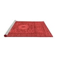 thumbnail image 2 of Ahgly Company Machine Washable Indoor Rectangle Abstract Red Modern Area Rugs, 3' x 5', 2 of 4