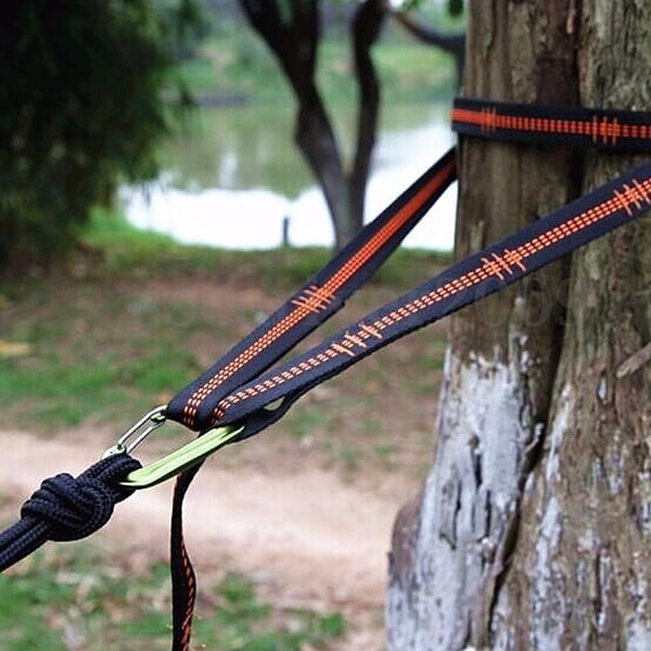 2pcs Tree Hanging Hammock Straps Climbing Rope Yoga Extend Stretch Belt NEU Y4A7 