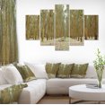 thumbnail image 1 of Rubber Trees Row in Thailand - Modern Forest Canvas Art, 1 of 4