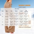thumbnail image 3 of Smsaxvxz Women's Fleece Lined Cargo Wide Leg Pants Drawstring High Waist Thermal Winter Stretchy Casual Yoga Pants with Pockets, 3 of 6