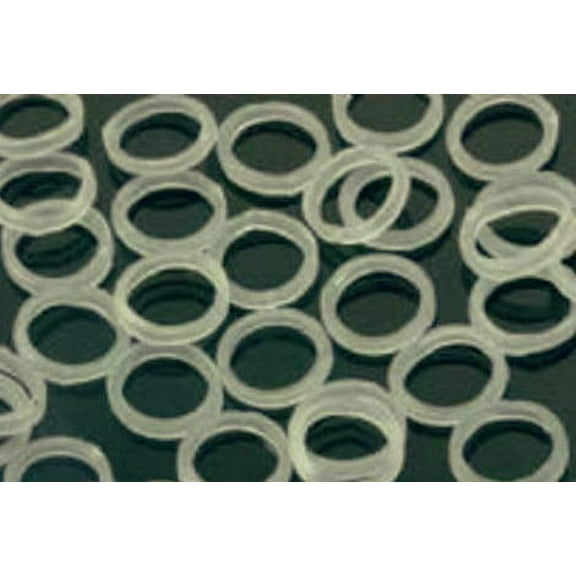 Clear 3/16" Medium 4.5 oz. Non-Latex - Orthodontic Elastic - Braces - Dental Rubber Bands