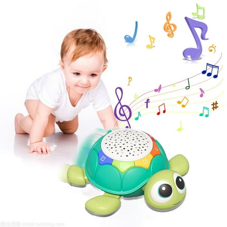 Toys for 2-4 Ages Musical Turtle Toy Babies Crawling Toys with Music and LED Lights Toys to Encourage Crawling Babies Toy with Music and LED Lights for Boys and Girl 18 Months Toy Savings