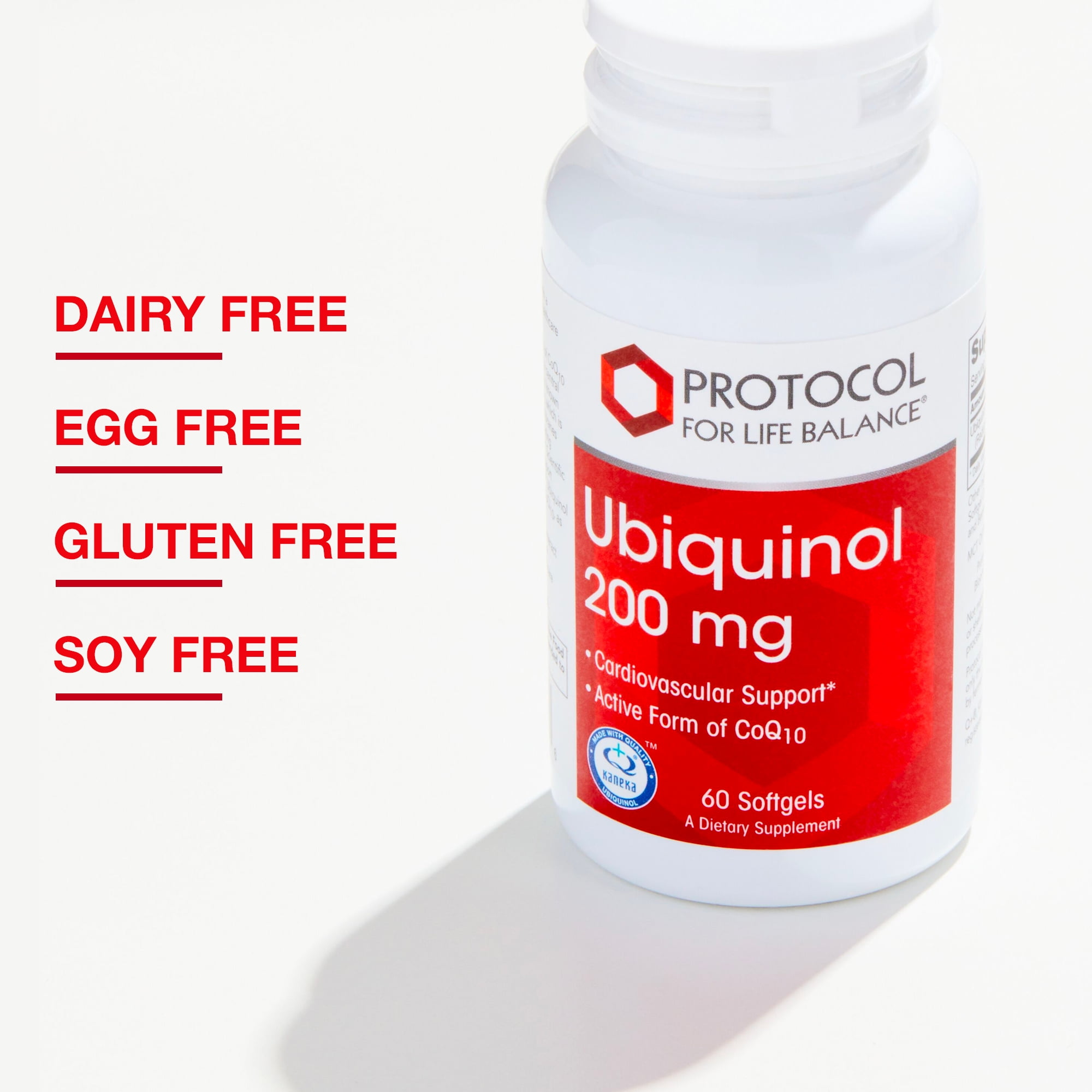 Protocol for Life Balance Ubiquinol CoQ10 200 mg - 60 Softgels
