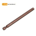 thumbnail image 3 of Punta de destornillador hexagonal Uxcell 6mm(H6) 1/4" Hex Shank 4"(100mm) Acero S2 Magnético, 3 of 7