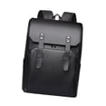 thumbnail image 4 of Mochila para portátil, impermeable, con portabotellas, bolso de trabajo grande y múltiples bolsillos Negro, 4 of 9
