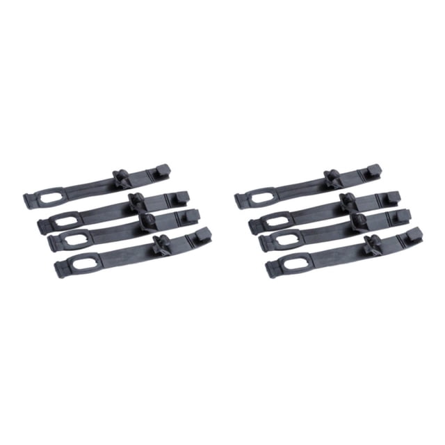4 unids/set correas de goma Speravity para faros de motocicleta negro 2piezas