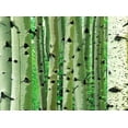 thumbnail image 2 of Fitzharris, Tim 14x11 White Modern Wood Framed Museum Art Print Titled - Aspen Trunks, 2 of 4