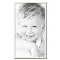 ArtToFrames 22" x 39" White Picture Frame, 22x39 inch White Wood Poster Frame (WOM-5140)