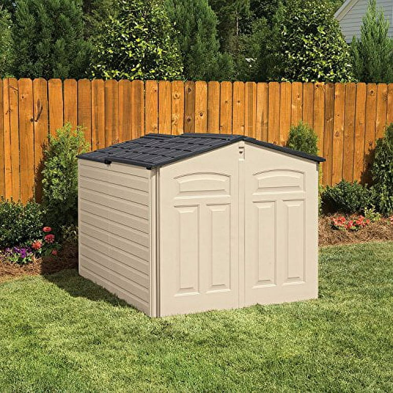 Rubbermaid Large 5x6 Ft Resin Weather Resistant Outdoor Storage Shed,  Sandstone, 1 Piece - Harris Teeter