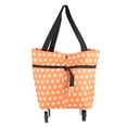 thumbnail image 4 of Samfox Sac de Courses à Roulettes Pliable en Tissu Oxford (Orange), 4 of 7
