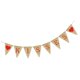 thumbnail image 3 of Besos Banderines de arpillera Banderas Banderas Valentín Decoración, 3 of 6
