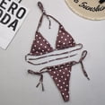 thumbnail image 2 of Conjunto de bikini dividido con estampado de contraste de pecho alto sexy para mujer Conjuntos de traje de baño de dos piezas Fridja nalpqowj59229, 2 of 3