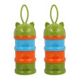 thumbnail image 1 of 2pcs Portable Bird Feeder Cups Parrot Water Food Treat Box Storage Container, 1 of 7