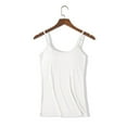 thumbnail image 5 of TINZ Haut de Base pour Femmes, Couche Intérieure Élastique de Couleur Unie avec Coussin de Poitrine Fin, Peut Tre Porté à l'Extérieur comme Haut de Musculation, Haut d'Exercice Métallique pour Femmes 4x Tops 3TG Top 4x Top pour Femmes, 5 of 5