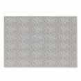 thumbnail image 1 of Damask Cutting Board, Repetitive Monochrome Botanical Leaves Ornaments Delicate Gracious Illustration, Decorative Tempered Glass Cutting and Serving Board, in 3 Sizes, by Ambesonne, 1 of 2